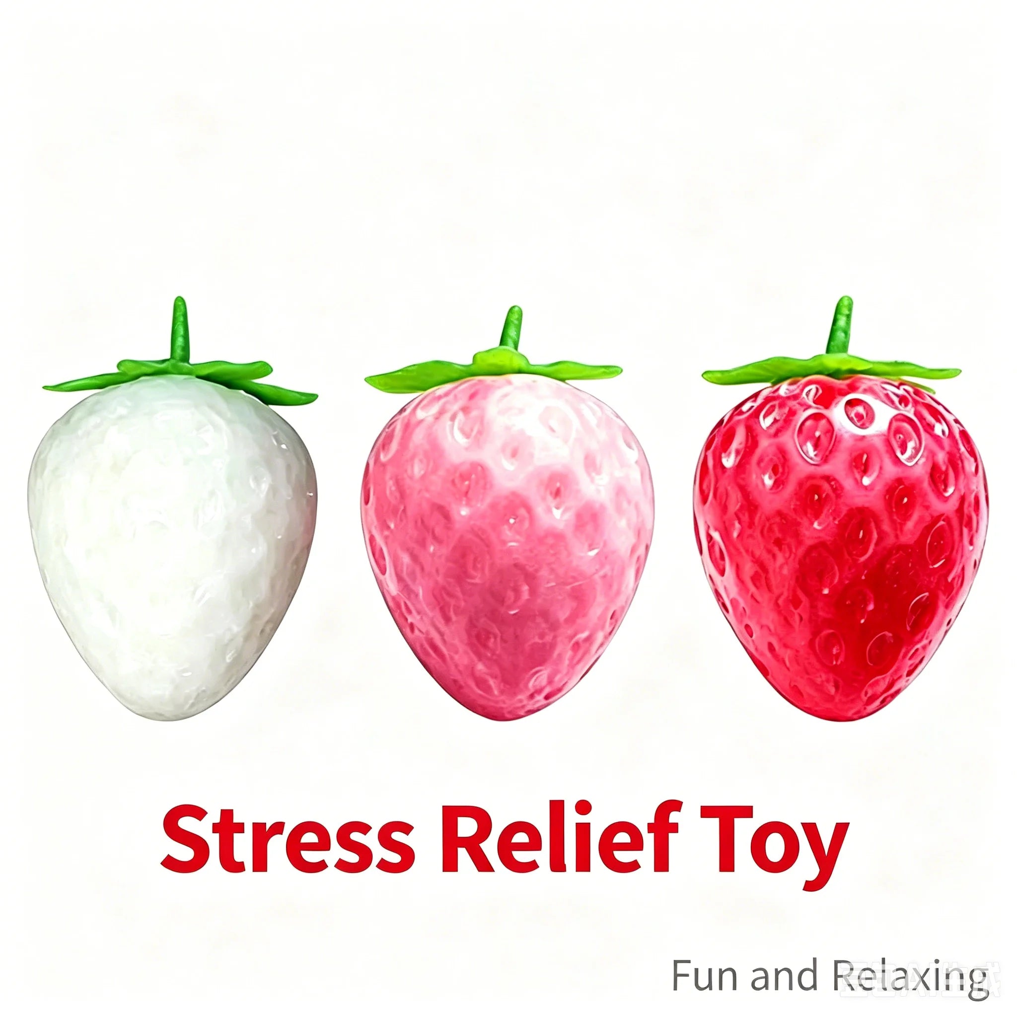 Cute Strawberry Stress Relieving Toy Strawberry Decoration Children's Party Gift Stress Relieving Soft Touch