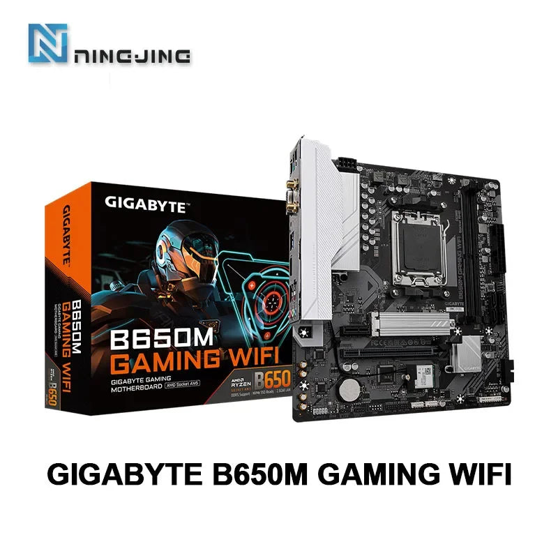 GIGABYTE New B650M GAMING WIFI Support for DDR5 6400 M.2 2.5GbE LAN  B650 Ryzen™ 7000 Series AMD Socket AM5