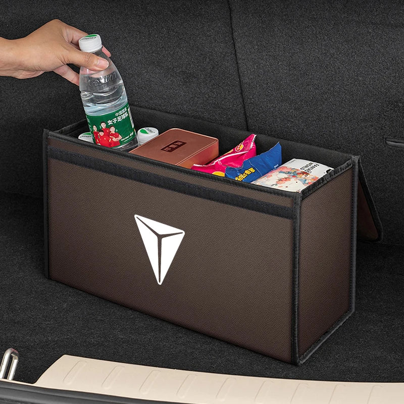 Car Trunk Storage Box Organizer Foldable Stowing Tidying Bag For CHANGAN Deepal S07 S7 SL03 2024 2025 Car Storage Accessories