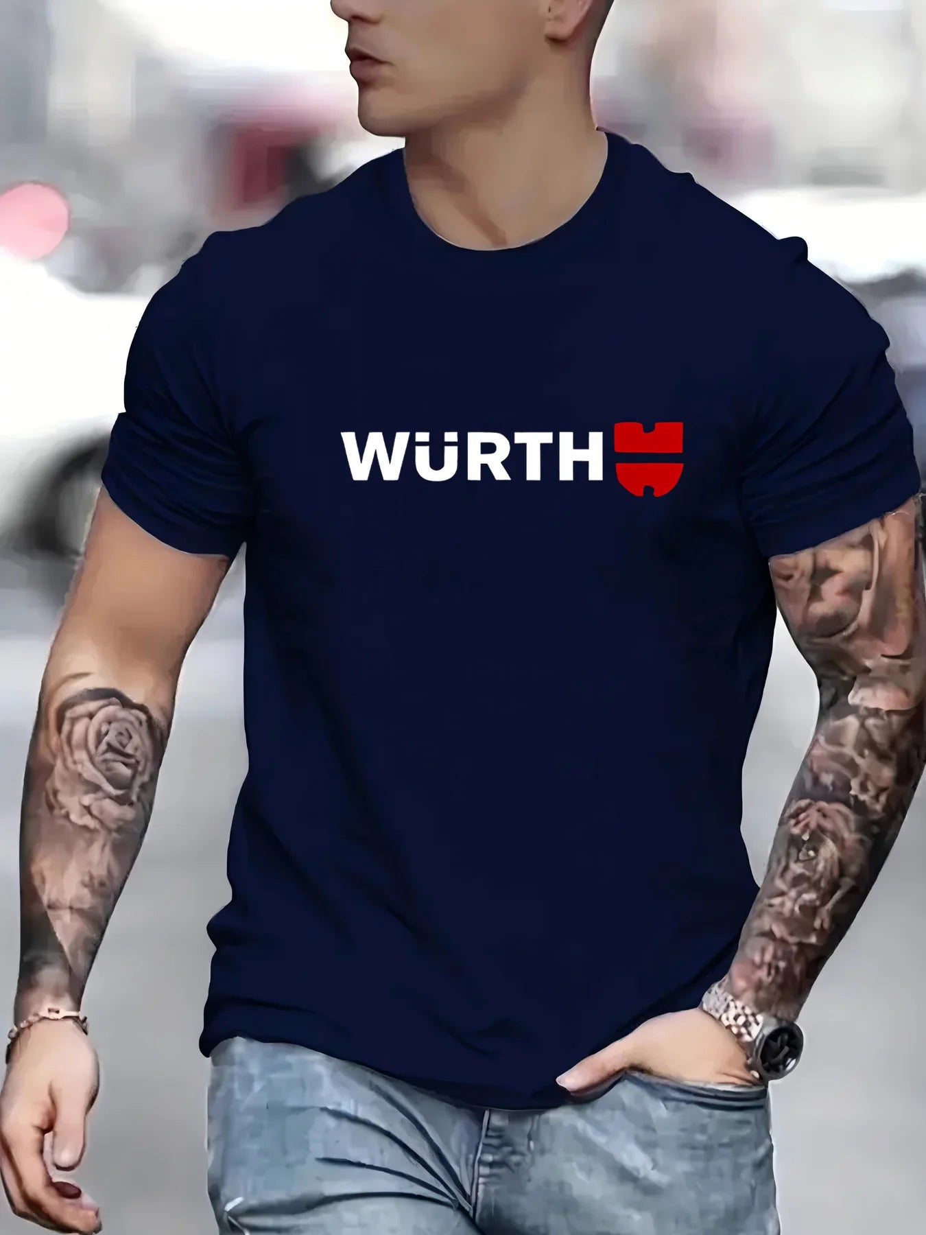 3-piece sporty fashion letter pattern printed pure cotton T-shirts - Soft, fashionable and simple pattern printing