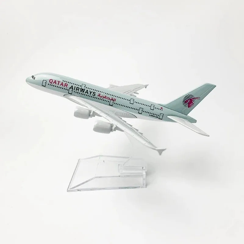 1/400 Scale Plane Model A380 Airways Series Alloy Aircraft Diecast 16cm A380 Airplane Models Children Toys Souvenir Decoration