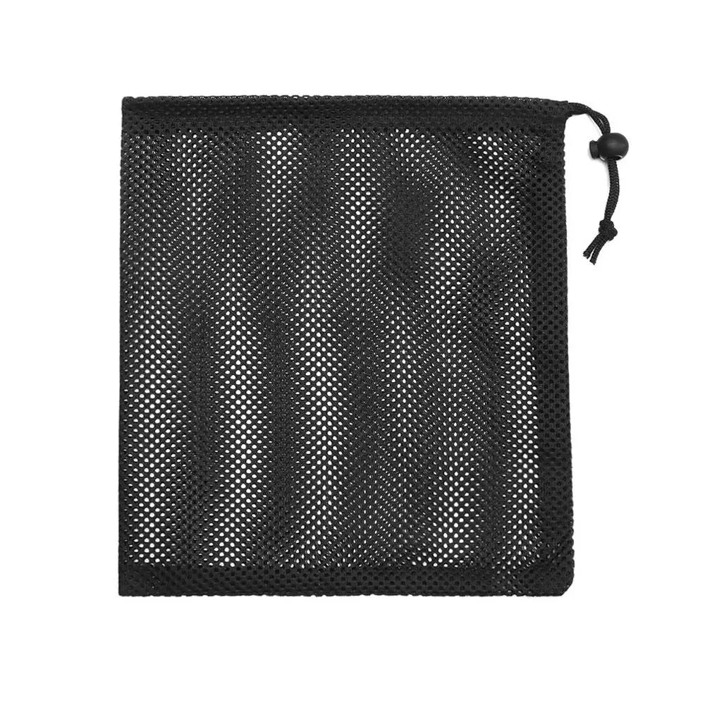 Multi Purpose Home Travel Outdoor Activity Pouch Laundry Bag Durable Nylon Mesh Drawstring Storage Pouch Bag