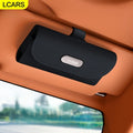 Lcars Car Sun Visor Glasses Case, Universal Pu Leather Glasses Holder Storage Box, Magnetic Closure Design, Suitable for Cars and Vehicles - Fits Most Car Models, Easy to Install