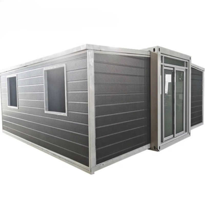 Full Furnished Modern Easy Assemble Resort Foldable Container House Prefabric Light Steel Frame 2 Room Prefab House