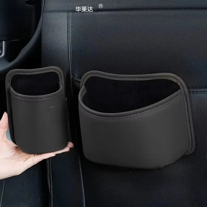 Hualaida Car Door Cup Holder Storage Bag Universal Back Clip Design Drink Rack Organizer Box Waterproof Seat Back Storage Pocket