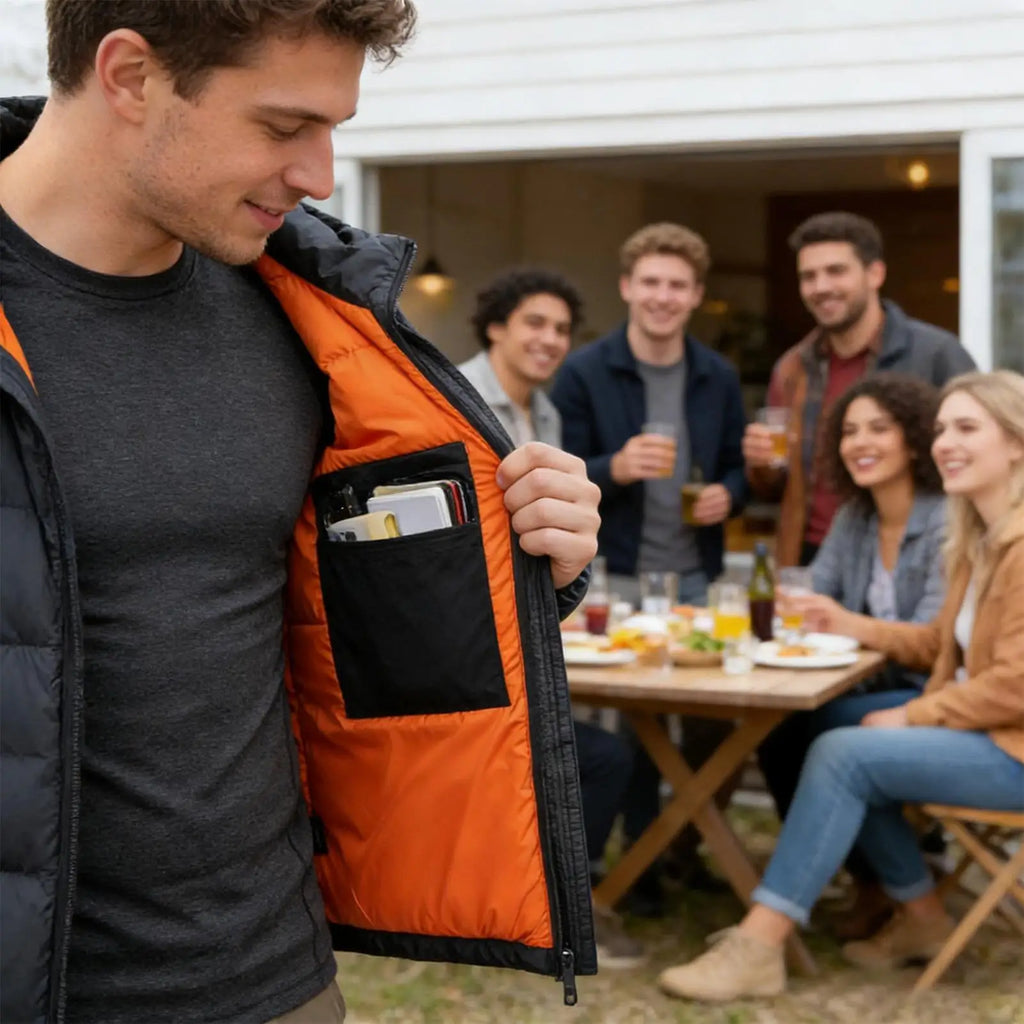 Anti-Theft Clothing Pocket Sew-In Security Zipper Pouch For Jacket Coat Hoodie, Hiddens Pocket For Travel Detachable Side Pocket