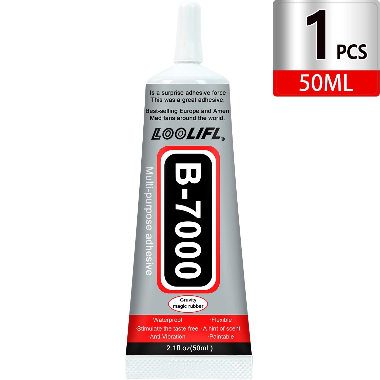 Loolifl B-7000 15/25/50/110Mltransparent Phone Screen Repair Glue Universal Glass Plastic DIY Adhesive with Precision Applicator