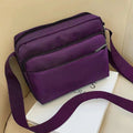 New Fashionable Minimalist Large Capacity Multi Layered Storage Bag Outdoor Travel Work Commuting Single Shoulder Crossbody Bag