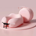 U-Shape Comfort Airplane Travel Pillow With Snap Button Coussin Travel Pillow U Shaped Travel Healthcare Memory Foam Neck Pillow