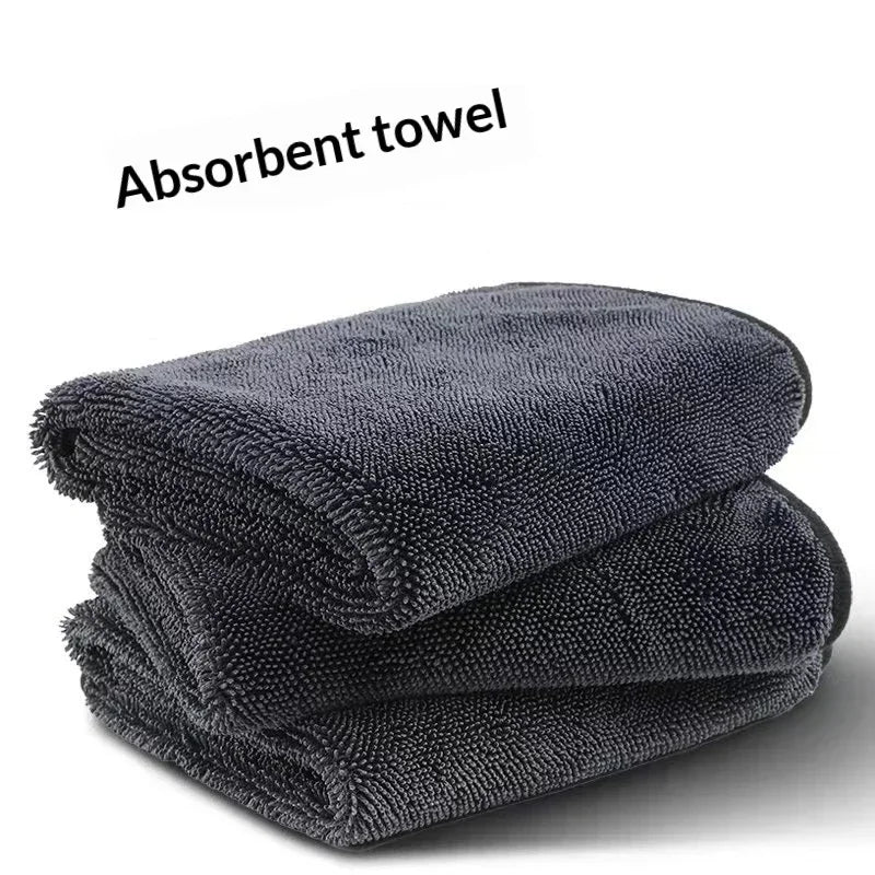20x30CM/60x90CM ultra soft car care cleaning automatic drying cloth, ultra thick ultra-fine fiber car wash towel,