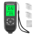 High Precision LCD Digital Thickness Meter 0-2000μm - Car Paint Coating Film Tester w/ 3 Probe Modes, 3 Units & Zero Reset