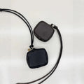 Leather Headphone Coin Purse, Tofu Bag, Halterneck, Mini Crossbody Lipstick Storage Bag, Versatile Fashion and High-end Premium