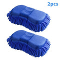 Car Wash Gloves and Towels Microfiber Chenille Soft Absorbent Set for Vehicle Interior Exterior Cleaning Tasks