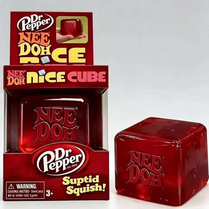 Schylling Needoh Nice Cube Sensory Fidget Cube Stress Relief Anxiety Sensory Tool for Focus ADHD & Office Desk Calming Gadget