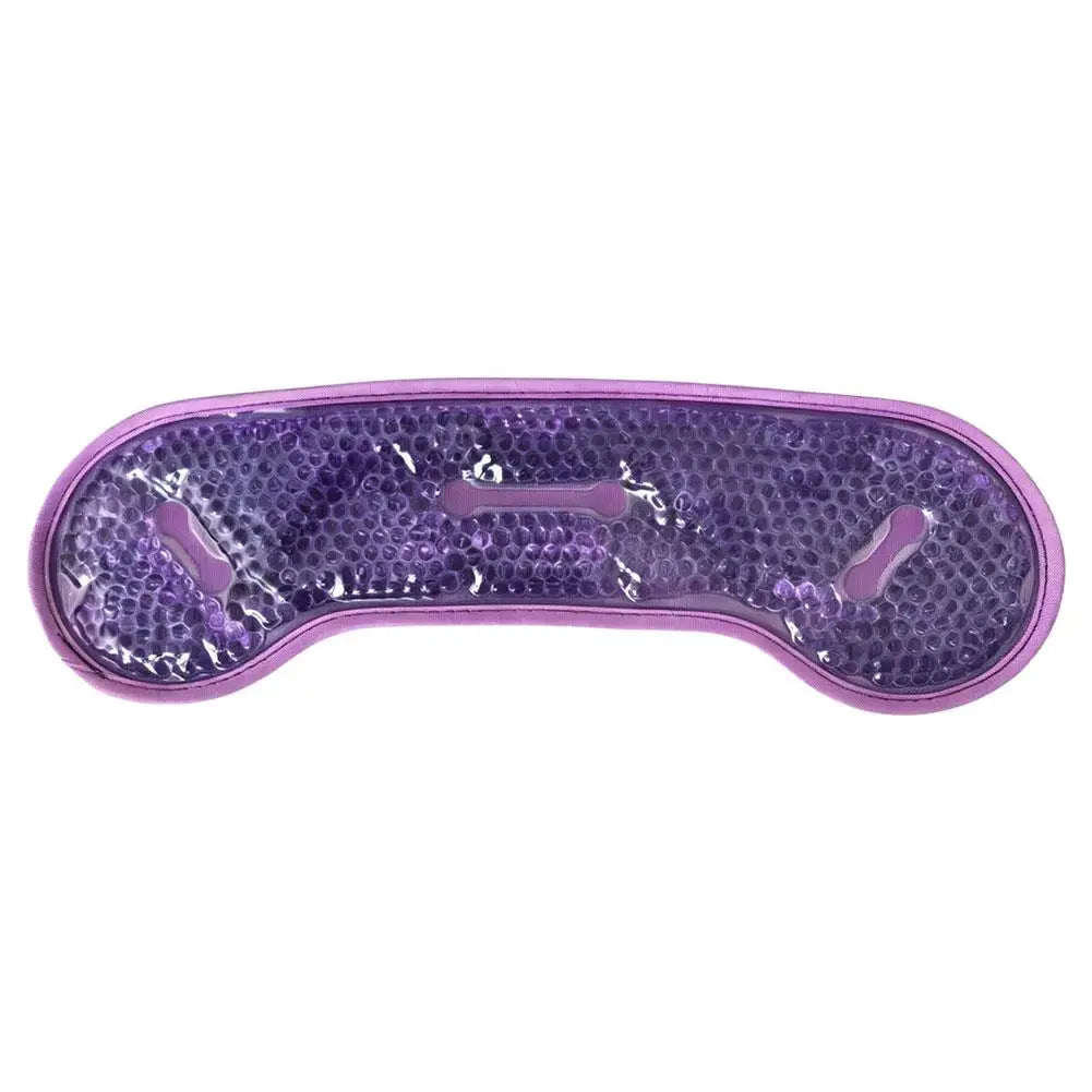 Hot Cold Therapy Gel Bead Headband Adjustable Elastic Drawstring Soft Fabric Reusable Migraine Relief Hot Cold Compress Wrap