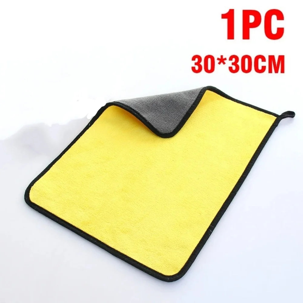 5PCS/10PCS Microfiber Towel Car Microfiber Cloth Wash Towel Microfiber Cleaning Cloth Car Wash Drying Towel Auto Detailing