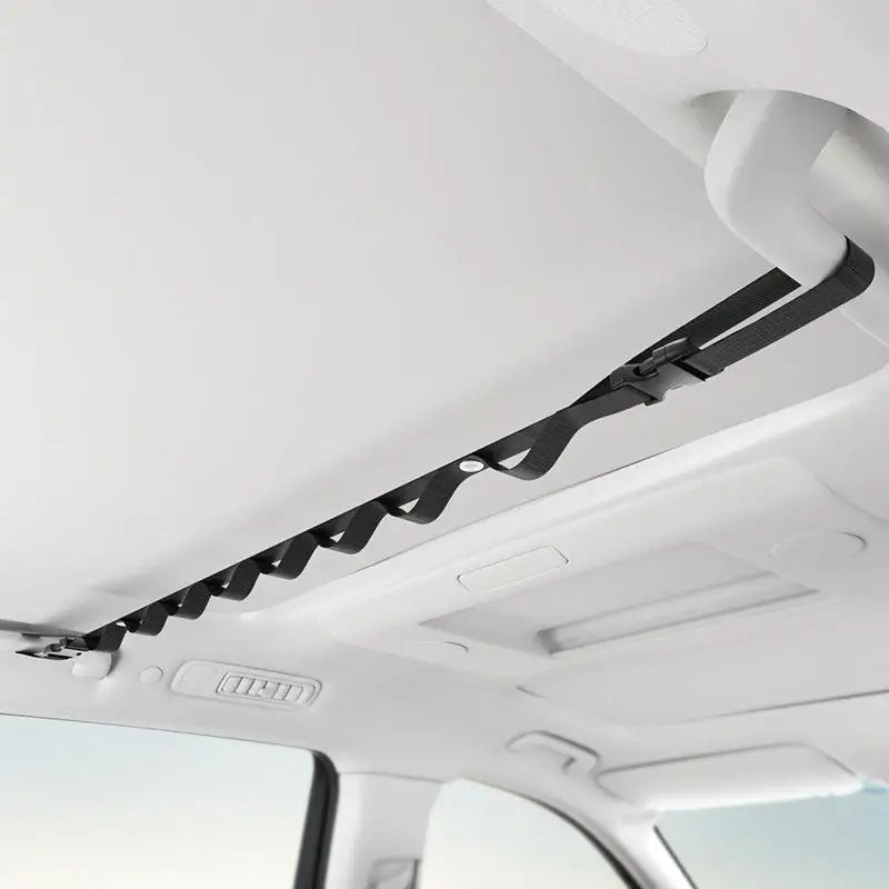 Car Clothes Drying Rope Scratch Proof Multifunctional Hanging Hanger for Vehicle Rear Seats Road Trip Family Travel