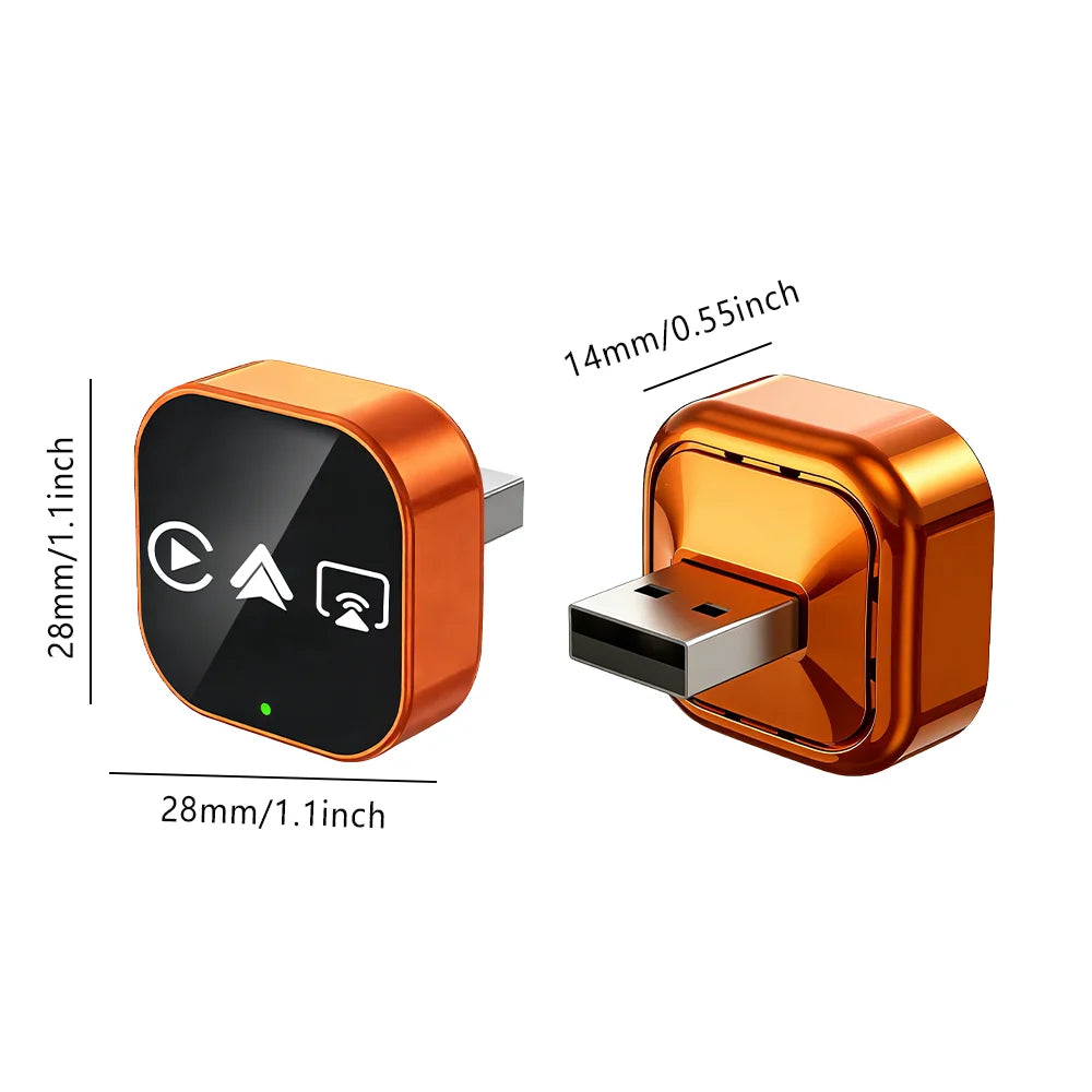 CarRocket 4in1 Wireless CarPlay Adapter for Apple Mirror Link Android Auto  Car Intelligent Systems For Car With Wired CarPlay