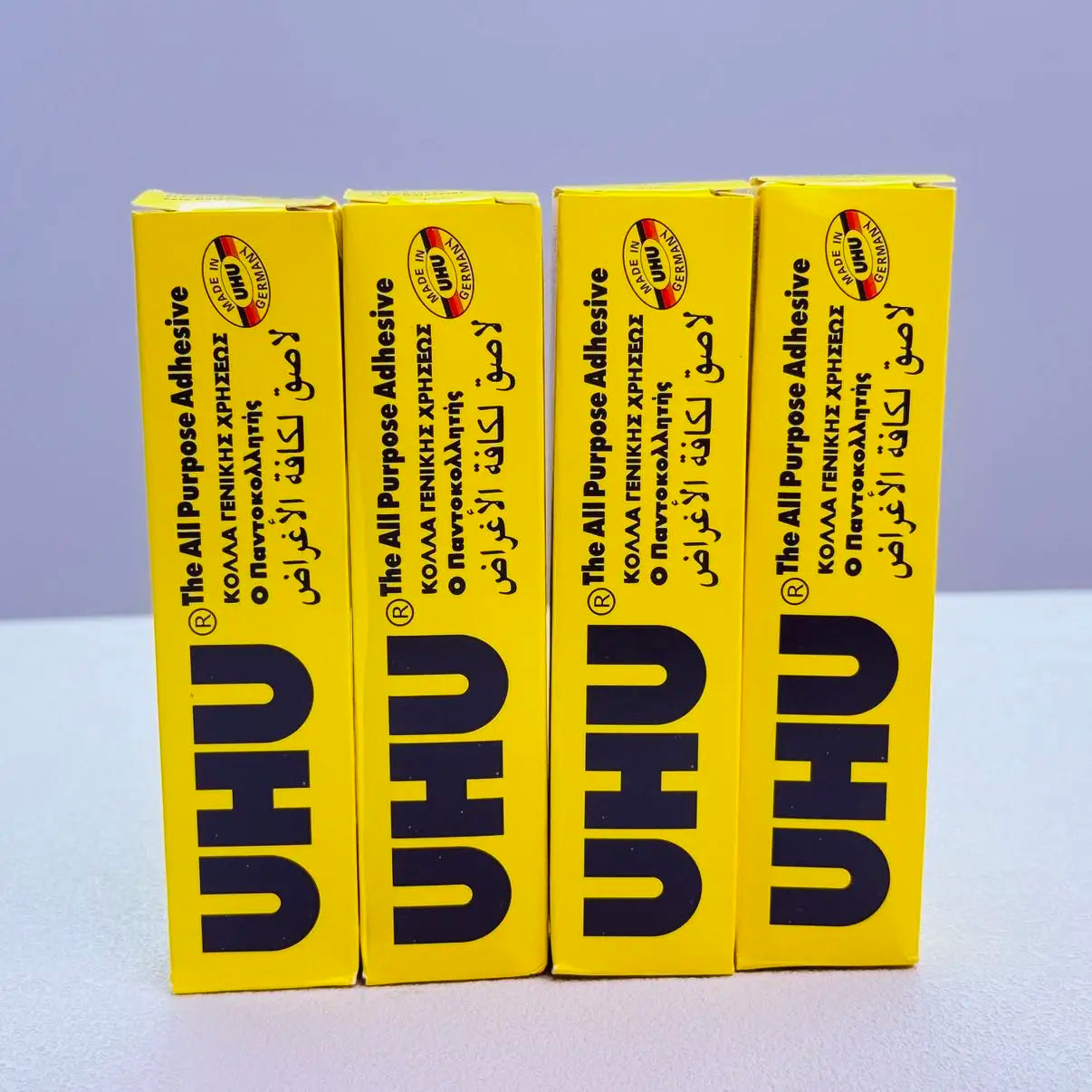 UHU All Purpose Adhesive Glue Strong Clear Glue for Paper Wood Fabric Leather Crafts Repairs