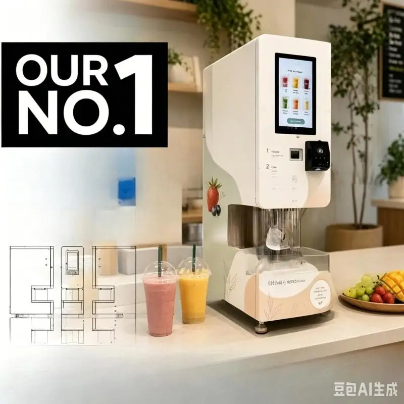 Customized Protein Smoothie Vending Machine Intelligent Automatic Shake Dispenser Healthy Beverage Maker Commercial Retail