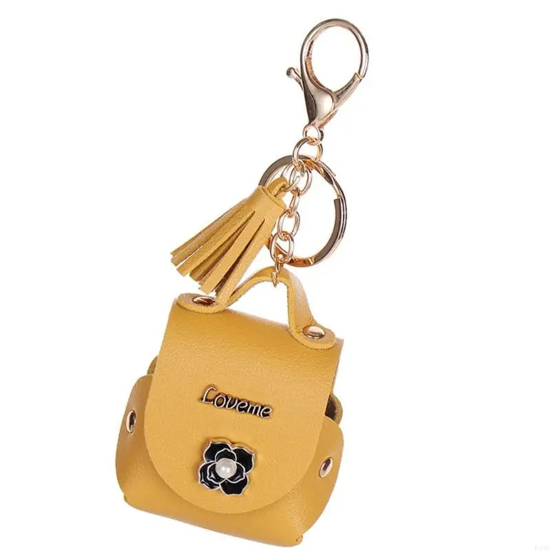 Travel Wireless Earphones Holder Bag Faux Leather Organiser For Daily Use F19E