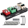 SONICAKE Mini Guitar Pedal Board Guitar Effects Compact Small Pedalboard with Pedals Mountain Tape, Cable Tie & Patch Cables