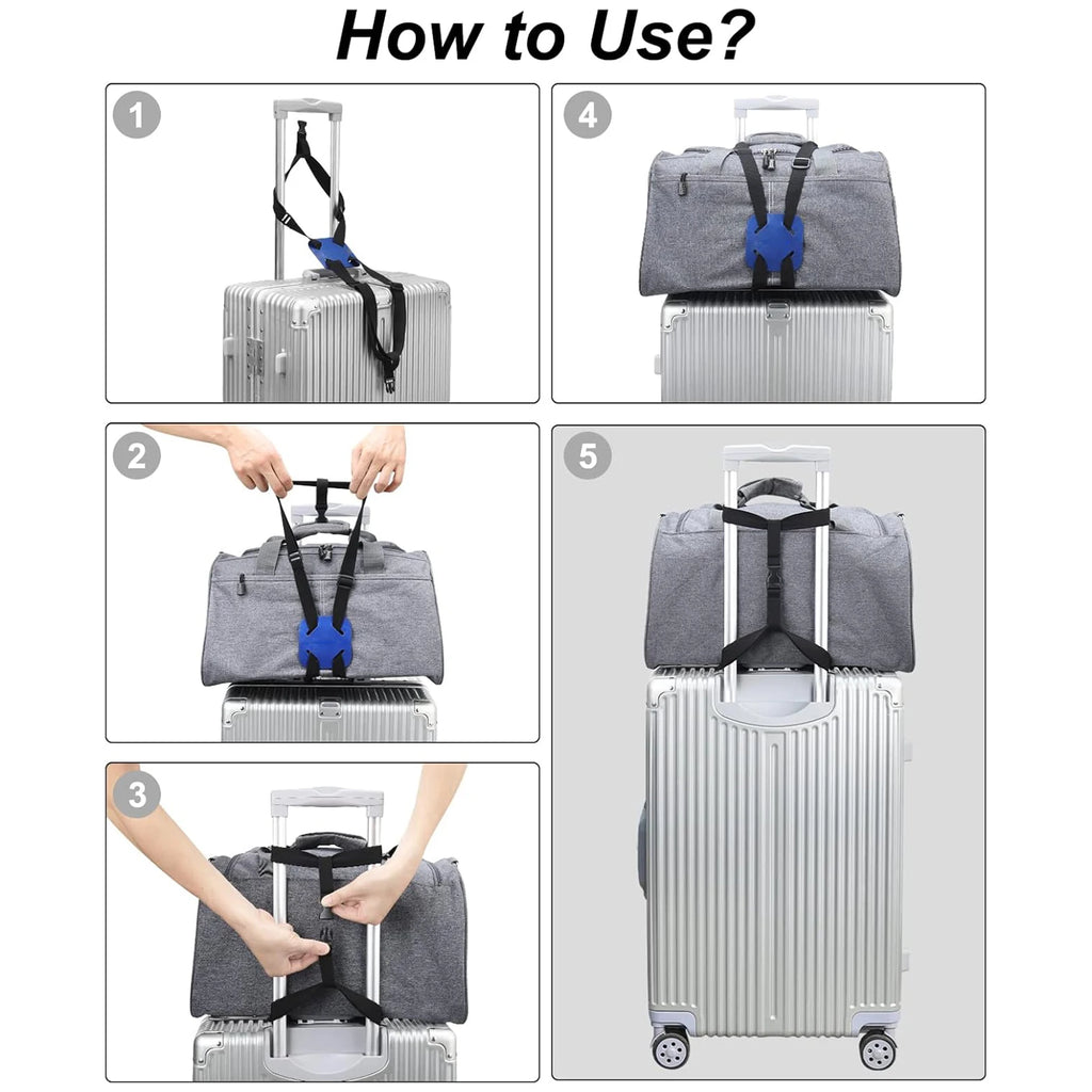 Luggage reinforcement strap, suitcase elastic strap, outdoor travel accessories