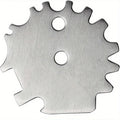 Stainless Steel Grill Scraper - 1 piece, suitable for cleaning grills and camping accessories, dishwasher washable, no bristles