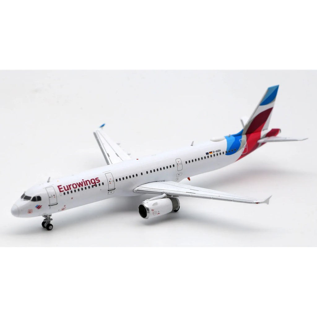 XX40141 Alloy Collectible Plane Gift JC Wings 1:400 Eurowings Airlines Airbus A321 Diecast Aircraft Jet Model D-AIDV With Stand