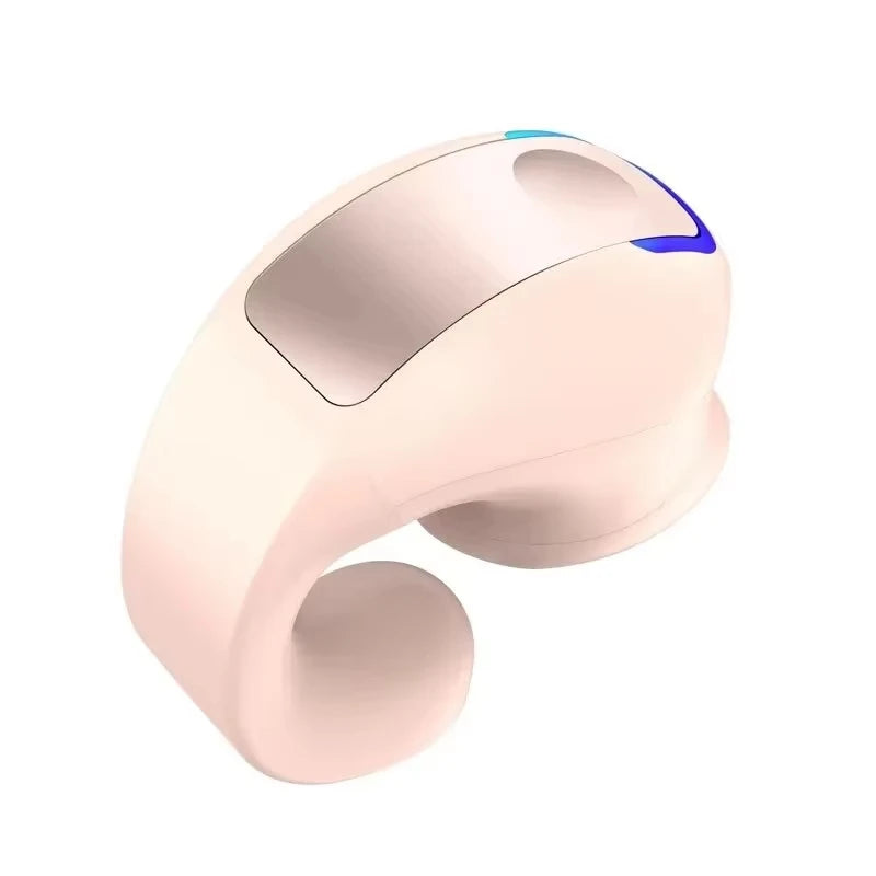 Tws Bluetooth-Compatible 5.3 Wireless Headphone Bone Conduction Headset Clip Single Ear Earphones Air Conduction Sport Earbuds
