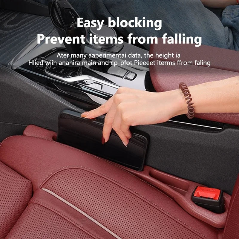 1 Pair of Car Seat Gap Plug Strips Seat Edge Protection Plug Strips and =Seat Anti-leak Plug Strips Have A Comfortable Hand Feel