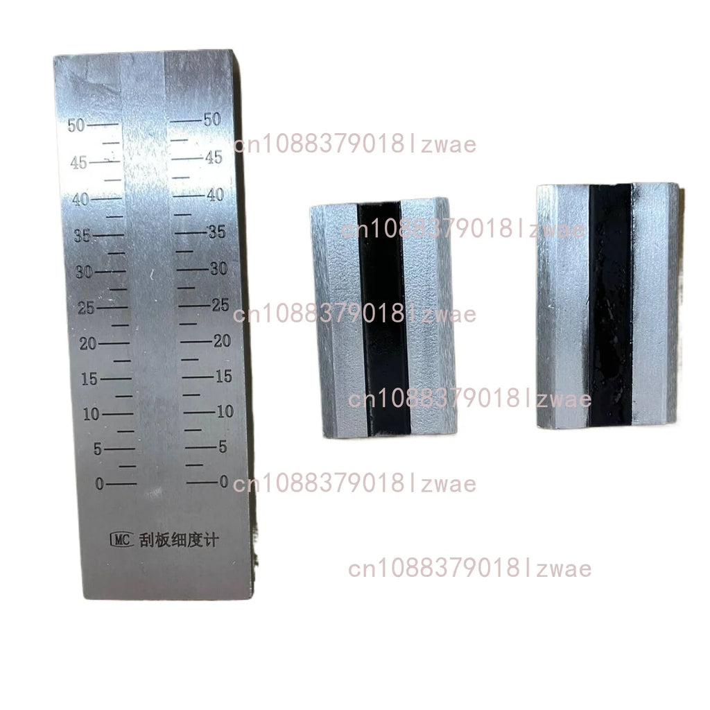 QXD Single Groove Fineness Gauge Grindometer Fineness Meter 0-25 0-50 0-100 0-150 1pc
