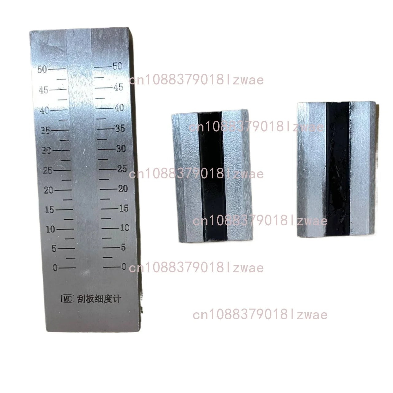 QXD Single Groove Fineness Gauge Grindometer Fineness Meter 0-25 0-50 0-100 0-150 1pc