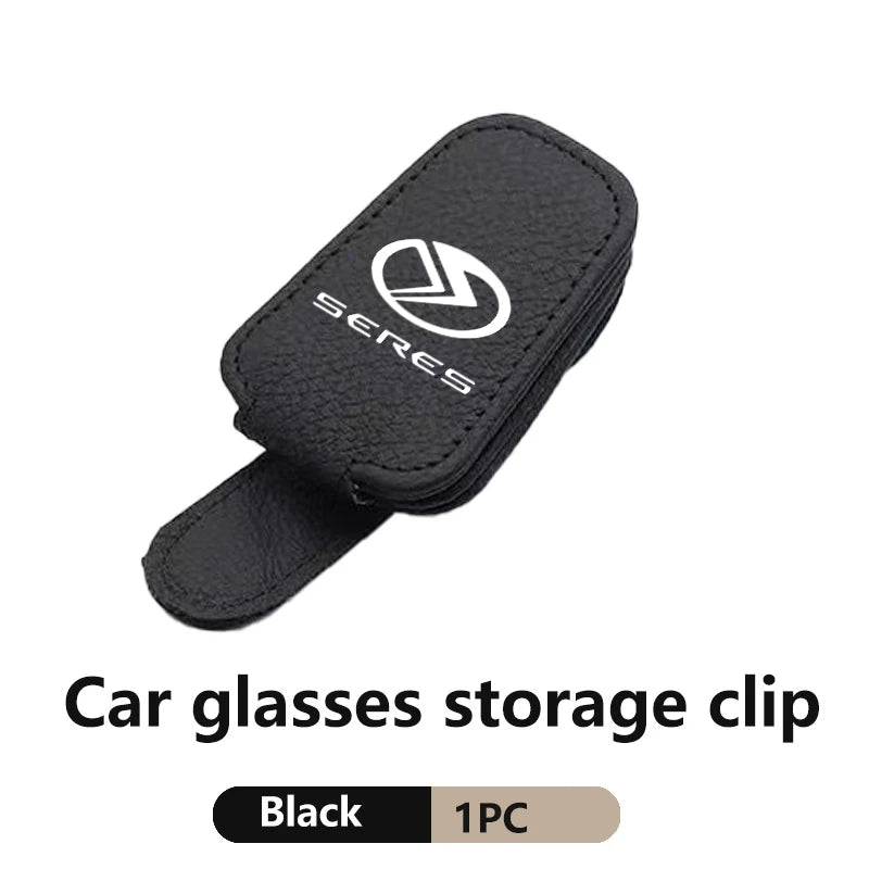 For Seres Car Multifunction Sun Visor Eyeglasses Holder Ticket Clip Interior Accessories M5 M7 M6 M8 M9 2023 2024 2025