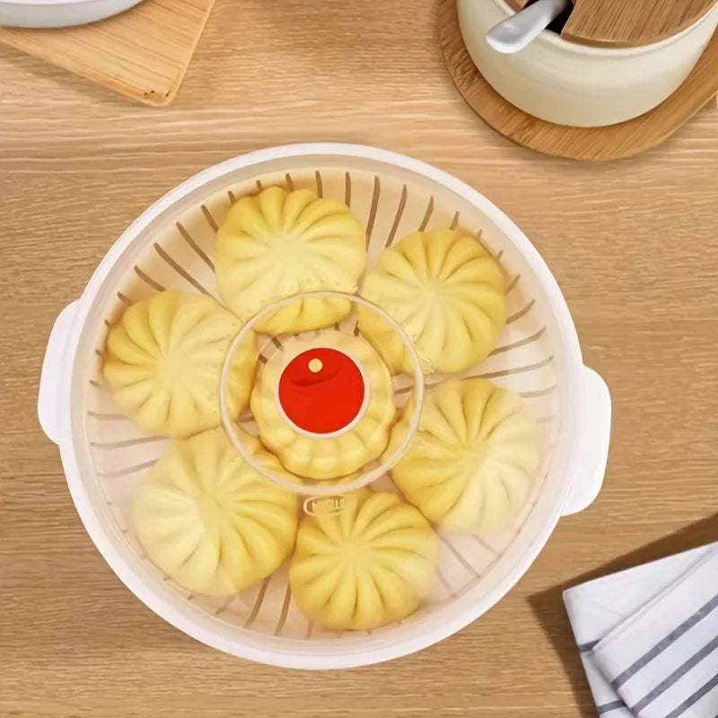 Boost your cooking skills with our microwave steamer box steamed bun multilayer container multifunctional heating appliance