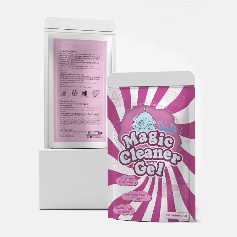 Magic Cleaning Gel, Reusable Dust Remover for Keyboard, Car Interior, Crevices, Home & Office Cleaning, Quick Pick Up Dirt