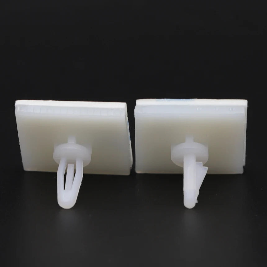 ASS-5/6/8/10/13/16 20*20mm Nylon 4mm Bore PCB Board Support Holder Locking Snap-In Fixed Pillar Adhesive Column Spacer Standoff