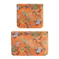 Chinese Floral Print Waterproof Auto-close Pouch, Multi-functional Portable Organizer for Cable Lipstick Coin Cosmetics