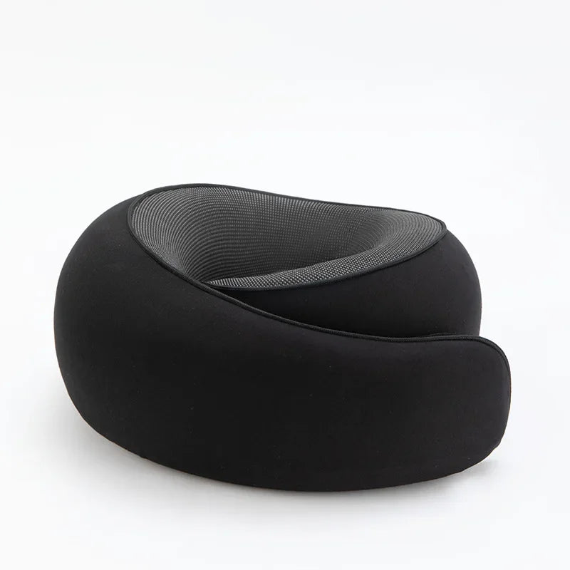 1Pc Portable Washable Outdoor Travel Pillow Set with Memory Foam Neck Support U-Shaped Neck Cushion for Air Travel