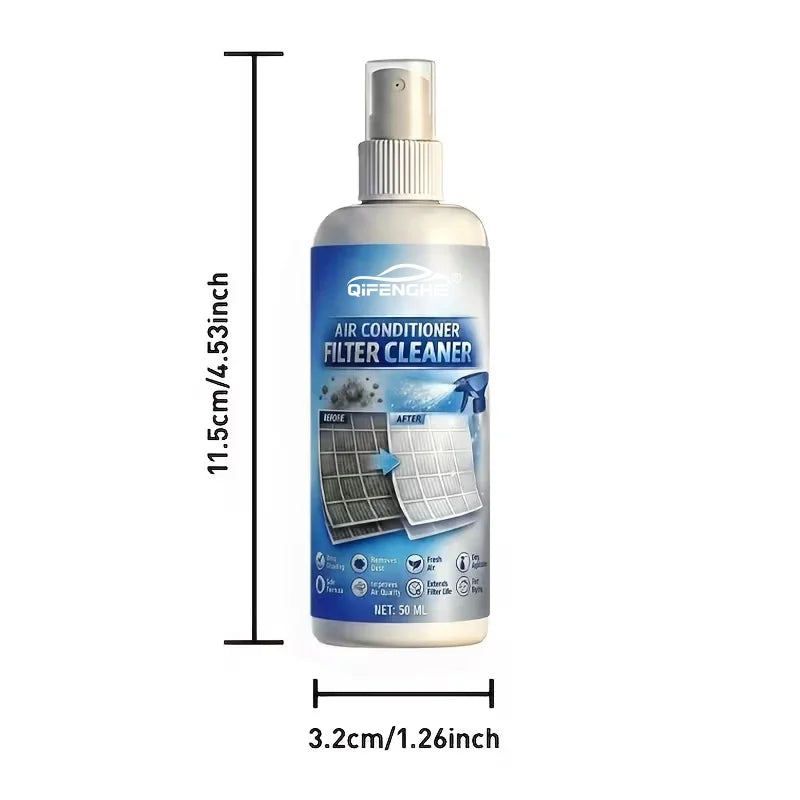 AC Filter Cleaner Spray 100ml, Deep Clean Air Conditioner Filters, Remove Dirt, Dust & Bad Smell for Home & Office Use