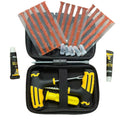 Roadside Emergency Flat Tire Repair Kit Portable Complete Tools with Storage Bag for Car Motorcycle Truck Quick Puncture Fix