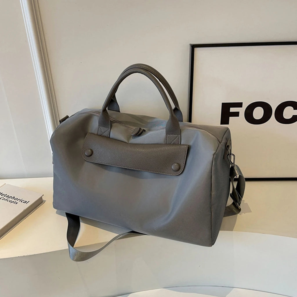 Customized name new fitness bag, dry and wet separation handheld travel bag, large-capacity travel bag