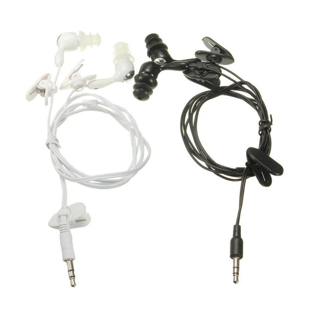 Swimming Waterproof IPX8 Wired Earphone In-ear 3.5mm Jack Headset Earbuds Portable Durable Music Earphones Diving