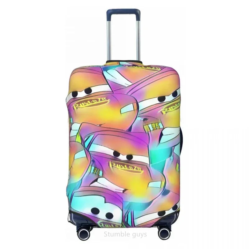 18-32 Inch Universal Luggage Cover Fashion Car Print Elastic Durable Dustproof Anti-Scratch Washable Suitcase Protector