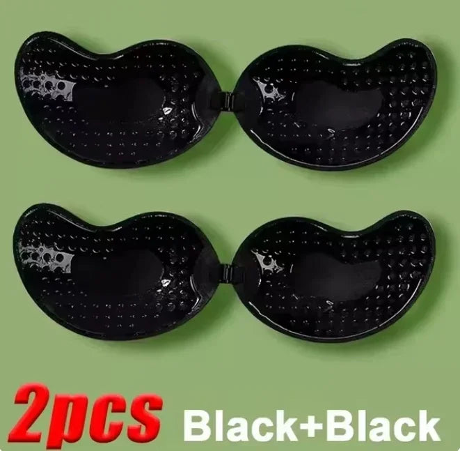 Invisible Strapless Adhesive Stick Bra Breast Tape Push Up Bras Women Lingerie Seamless Silicone Nipple Covers Bralette Pasties