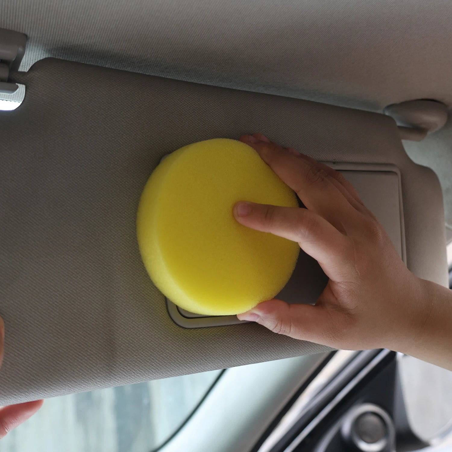 10pcs High-density Honeycomb Sponges Block Round Dedicated Waxing Encrypted Car Wash Sponge Block Dirt Removal Cleaning Tools