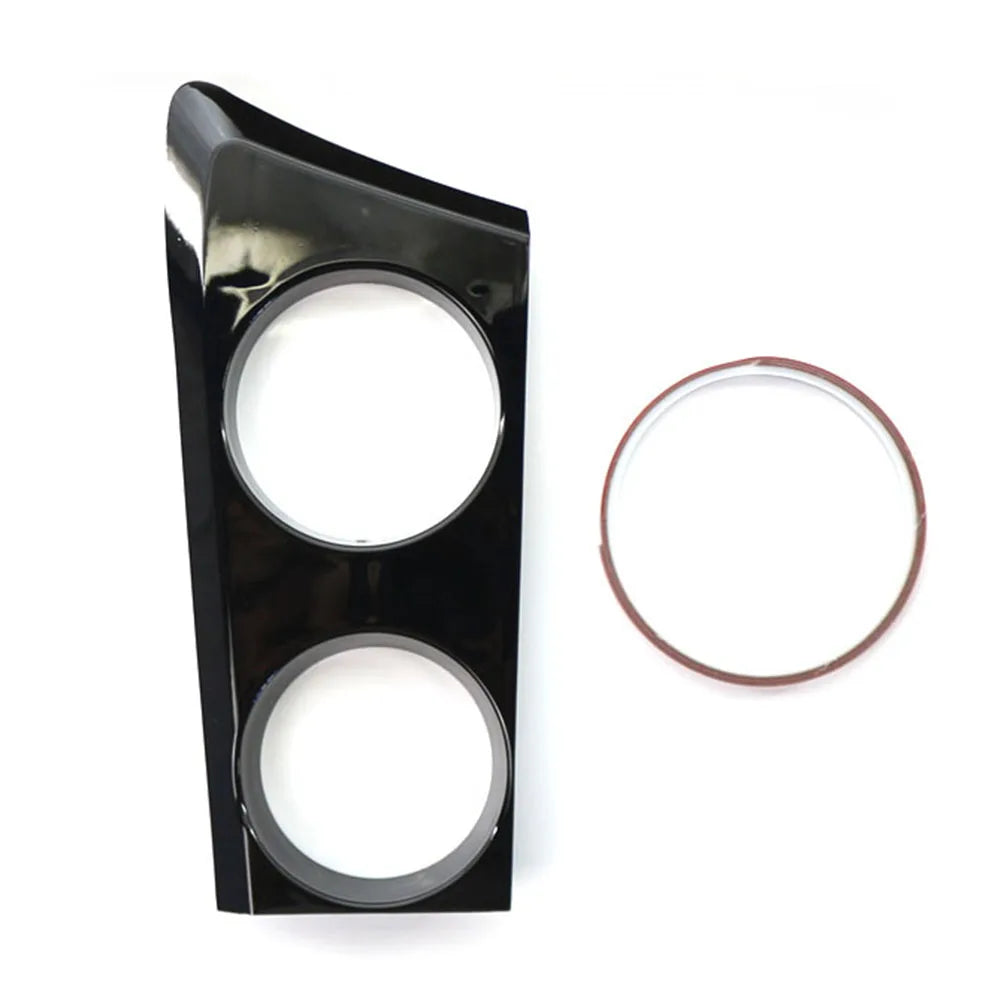 Water Cup Holder Panel Decor Cover Gloss Black Car Cup Holder Stand Carbon Fiber for BMW E81 E82 E87 E88 1 Series 2004-2011 LHD