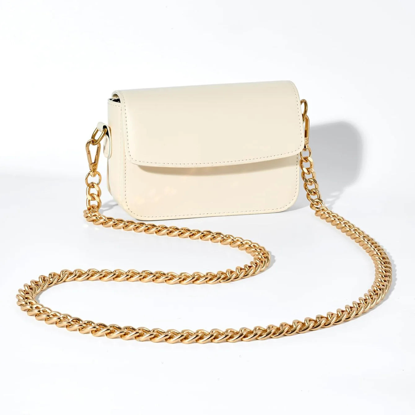 Metal Aluminum Bag Chain Replacement Parts Accessories for Hand-Woven Shoulder Handbag DIY Handmade Detachable Straps