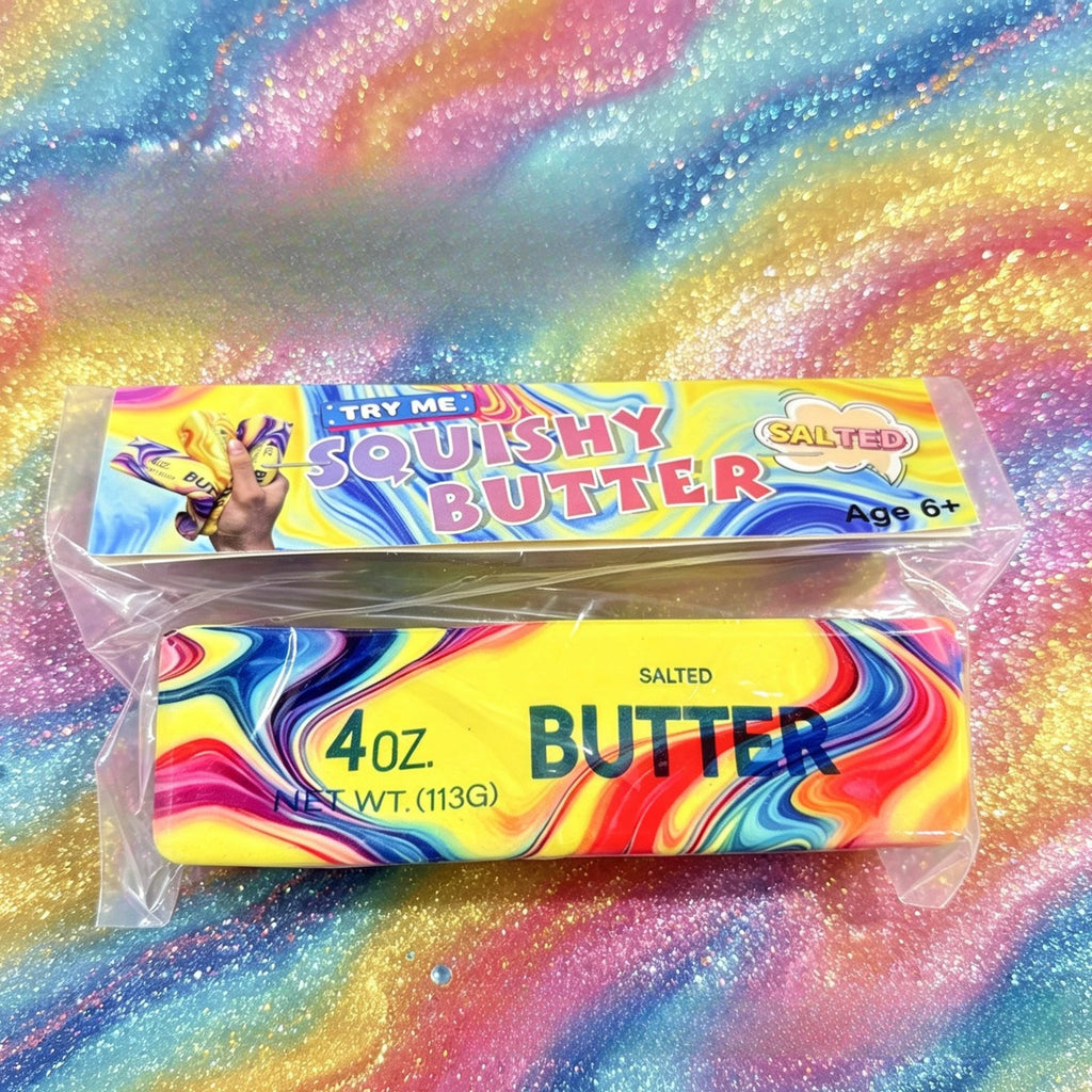 1/6/12pcs Soft Slow Rebound Butter Stick Realistic Silicone Squeeze Stress Relief Gadget Funny Anti-Anxiety ﻿Squeeze Party Gift