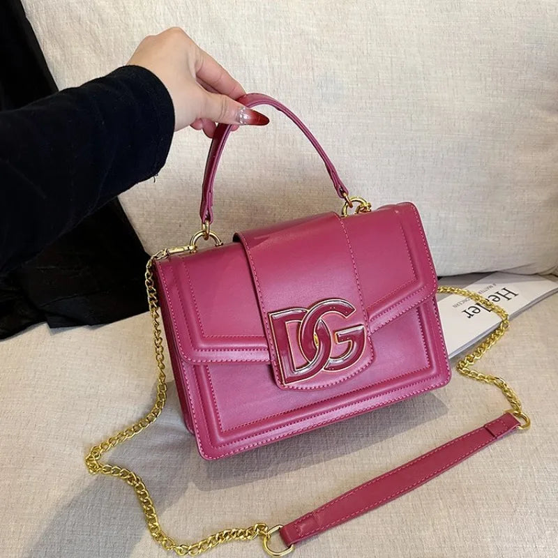 Vintage Fashionable Diaper Bag Women Classic Designer Handbag Leather Shoulder Crossbody Purse Tote Shopper Satchel Style